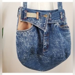 VTG 80s Bugle Boy Denim Crossbody Bag